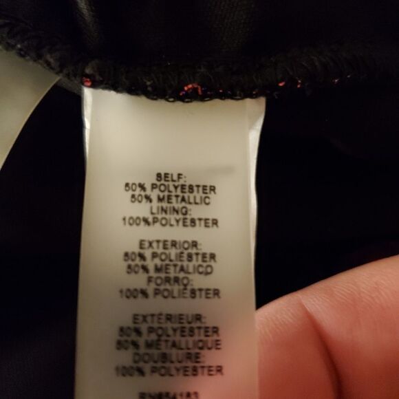 NEW -GUESS Metallic Long Sleeve Bodycon Mini Dress - Picture 12 of 12